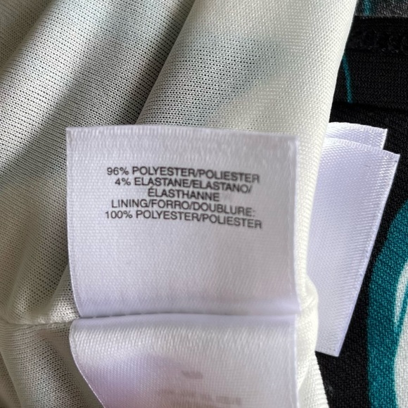 •Nine West• Leafy Patterned Shift Dress - Size 14 - Picture 6 of 8